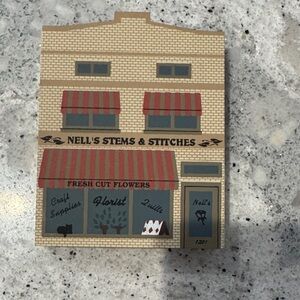 Nell's Stems & Stitches Decorative Plaque - Multicolor